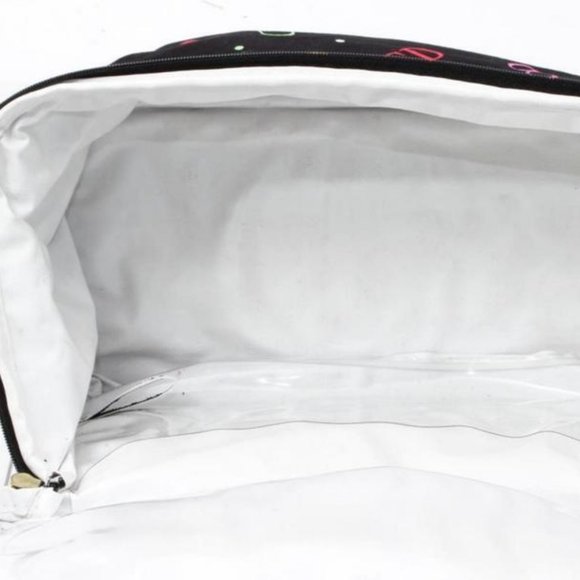 Dior Black Multicolor CD Logo Vanity Case 861398 - Picture 3 of 12